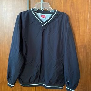 Vintage 90s Rawlings PulloverWindbreaker Jacket Boys Large
